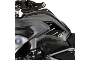 Resin Bike Autocollant Moto Compatibles avec Bmw R 1200 GS 2013-2016. Protections Latérales Réservoir de Moto Contre les Chocs et les Éraflures. Paire Autocollant 3D Résinés - Effet Carbone