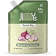 JIMMY DIP & SAUCE Ranch Dips - 190G I Creamy & Flavourful Dip Perfect For Vegetables, Chips & Snack Platters I Classic Ranch Taste For Every Occasion - 195G