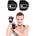 serveuttam Weight Lifting Gloves for Gym Workout, Crossfit, Weightlifting, Fitness & Cross Training - The Best for Men & Women (Gloves with Ankle Strap)