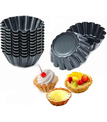 Stampini Per Budino In Alluminio Antiaderente | 10 Pezzi | Per Dolci E Salati | Ideali Per Forno E Frigo - Foto 11