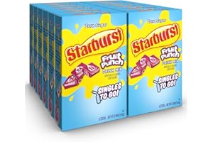 SINGLES TO GO! Starburst Fruit Punch Sugar Free Singles to Go Drink Mix 6 Sachets 16.6g