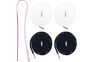 WLERTCOP 4 Pcs Replacement Drawstring Cord,with Threader Universal Drawstring Replacement Clothing Drawstrings for Hoodies, Sweatpants, Scrubs Jackets, Shorts, Pants