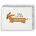 Kindred | You Clever Sausage Card | Congratulations/Proud of You | Her/Him | With Envelope | 123 x 163 mm