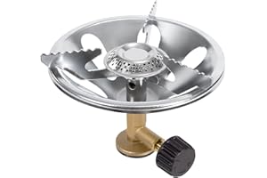 MENGH-SHOP Réchaud à Gaz de Camping Portable 1350W Mini De Réchaud avec Sac de Rangement Brûleur à Gaz Anti Vent pour Cuisine de Plein Air