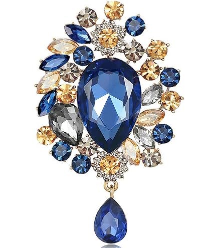 Broche Vintage Bigiotteria Mela Avec Cristallino - Occasion - État Bon