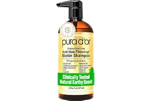 PURA D'OR Original guld etikett anti-hår uttunnande biotin schampo, 16 oz