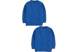 NEXT Garçon Sweat d'école à col Ras du Cou, Lot de 2