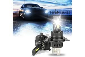 OPL5 h4 LED Headlight Bulbs 90W 16000LM Extremely Bright Hi/Lo Beam 6500K Xenon White Canbus h4 9003 HB2 LED Bulbs All-in-One Wireless H4 Car Headlight Conversion Kit, Plug and Play (2 PCS)