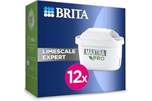BRITA MAXTRA PRO Wkład filtrujący do wody z kamienia wapiennego, 12 sztuk (nowość) – oryginalny wkład BRITA zapewnia najwyższą ochronę urządzenia, redukując zanieczyszczenia, chlor i metale