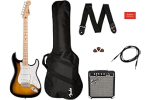 FENDER Squier Sonic Series Stratocaster Pack MN 2-Color Sunburst - Zestaw gitary elektrycznej