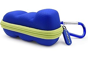 CASEMATIX Blue Green Travel Case Compatible with Asthma Inhaler, Includes Case Only