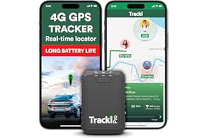 Tracki Pro GPS Tracker for Vehicles up to 12 Months Waterproof Magnetic Asset Real time Tracker 4G LTE Long Battery Life 2-12 Month, Unlimited Distance, Subscription Required, Speed Monitor, Geofence
