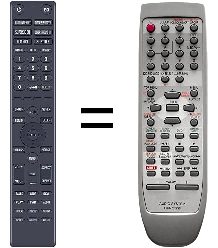 Telecomando di ricambio per TECHNİCS SJ-MD100 SJ-MD150 Telecomando di ricambio per TECHNİCS SJ-MD100 SJ-MD150