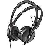 Sennheiser HD 25 Closed-Back Dynamic Monitor Headphones Professional for DJs, black