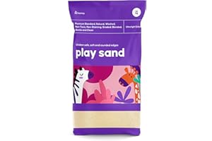 LEAP HORSE UK's Finest Children's Play Pit Sand 20Kg Bag, Ultra Light Colour, Safe for Kids, Pets & Aquarium NEXT DAY DELIVERY