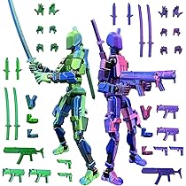PEKOIU T13 Action Figure Set (Assembly completato), Hiros 13 Toy
