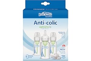 DR BROWN'S NATURAL FLOW Dr. Brown's Options Plus Narrow Neck 120ml 3 Pack and Soother
