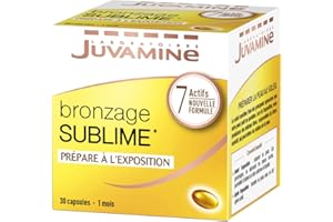JUVAMINE – Bronzage Sublime – Prépare à l’exposition au soleil – 7 Actifs Beauté – 30 capsules, Tous les peaux