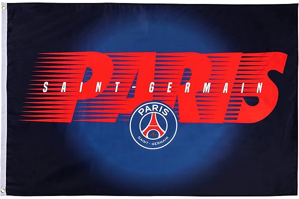 Drapeau PSG - Collection officielle PARIS SAINT GERMAIN - Taille 150 x 100 cm