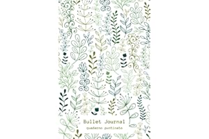 Quaderno Puntinato: Bullet Journal | A5 | Dot Grid Journal | Lettering | Calligrafia | Prendere appunti | Taccuino con pagine puntinate | libro con 120 pagine numerate | notebook and planner