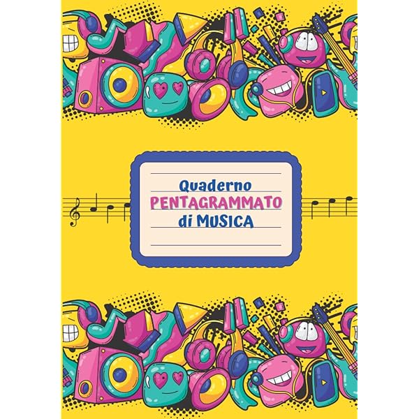Quaderno Pentagrammato Di Musica: Formato Grande A4 | 12 Righi Per Pagina | 110 Pagine Numerate Ed Indice Iniziale | Rock Boy - De Marco, Ray: 9798785736382