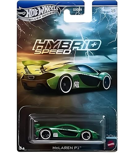 ミニカー Forza Horizon 4 1/64 McLaren Senna Hot Wheels Blue McLaren Senna Forza Horizon 4 Kids Model Diecast