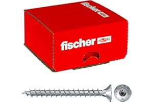 Fischer 670010 Viti per Legno, Aciaio Zincato, 3.0 x 25