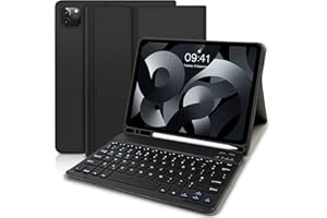 LACHESIS Keyboard Case for iPad Air 5 2022 & Air 4 2020 10.9 inch, iPad Pro 11 inch Case with Keyboard for Pro 11 2021 & iPad Pro 11 2020 & 2018 (iPencil Not Included)