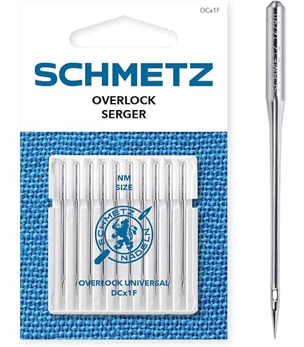 Organ ELX705 Overstitch Nähnadeln – 20 Stück, Flacher Schaft, Für Overlock