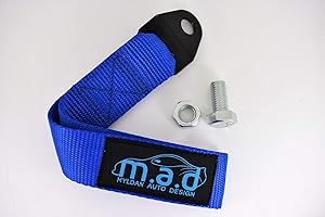 MADPAINTS BLUE M.A.D DOOR PULL HANDLE STRAP LOOP GRAB STRAP INTERIOR RACE CAR TRACK
