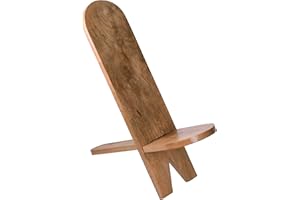 ‎BATTLE-MERCHANT Battle-Merchant - Steckstuhl aus Hartholz - Stuhl für Wikinger und Mittelalter Reenactment & LARP