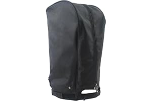 Yclty Golf Bag Cover Rain ​Hood Waterproof, Universal Rain Cape for Golf Bags fit Almost All Tour Bags Golf Bags for Mens Women Golfer (Nylon - Black)