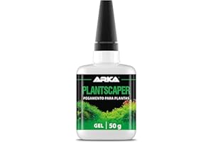 Pegamento Plantas Acuario – ARKA Plantscaper 50 g Gel – Fija Musgo, Plantas y decoración en Segundos – no gotea y es preciso – Seguro para gambas y Peces – Ideal para raíces, Rocas y aquascaping
