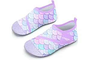 WATELVES Kids Water Shoes Girls Boys Beach Shoes Toddlers Baby Swimming Socks Aqua Pool Sand Sea Footwear