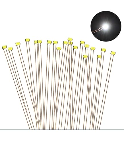 LED SMD 1206 Lumonic - 50 Pezzi Bianco Caldo 3000K, 3.2x1.6mm Per Circuiti E Modellismo