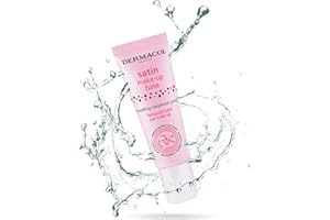 Dermacol - Base trucco satinata, primer viso opaco per rughe e pori, primer trucco trasparente per pelli grasse, secche e miste, primer riempitivo dei pori facile da sfumare, senza conservanti, 10 ml