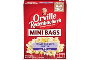 Orville Redenbacher's Movie Theater Lot de 12 sachets de pop-corn pour micro-ondes 42,5 g