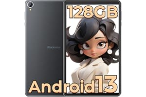 Android 13 Tablet 8 Pollici,Blackview Tab 50 WiFi Tablet 128GB +8GB(TF 2TB),Tablet WiFi 6,Widevine L1,Quad-Core,1280*800,5580mAh,Dual Fotocamera,Tablet PC/Type-C/3.5mm Headphone Jack