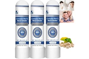 MUBUNI Complex Men's Nasal Inhaler Stick,Nasal Inhaler,Inhalation for The Nose,Na/sal Inhaler,Pros/Tate Wellness NASA/l Inhal/er,Natural N/asal in/Haler Stick for Protate Wellness,Pros/Tate Na/sal Inh/aler