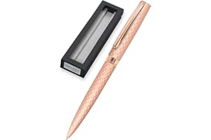 ‎ONLINE ONLINE Kugelschreiber Eleganza Diamond Rosegold I hochwertiger Metall-Kuli I auswechselbare Großraummine I Metallclip I Schreibfarbe Schwarz dokumentenecht I inkl. Geschenkverpackung