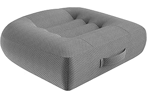 WYJHNLBEDC Poduszka do siedzenia samochodowego, poduszka na siedzisko, 40 x 40, ergonomiczna, ortopedyczna poduszka do siedzenia do jadalni, krzeseł biurowych, wózków inwalidzkich, krzeseł ogrodowych,