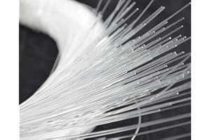 Without brand FMN-Home, Fibre Optique en Plastique PMMA 10pcs câble 10 m Longueur for LED Affichage Star-Fin Glow Type 0,25, 0,5, 0,75, 1,0, 1,5, 2,0 mm (Taille : 0.50mm 10m)