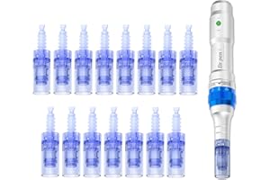LAZZYBEAUTY Dr. Pen Ultima A6 Cartucce Ago di Ricambio a 24 Pin, Aghi per Microneedling Usa e Getta Autentici Accessori Dr.pen A6 per Micro-Infusione e Cura della Pelle (24 Pin, 15 Pezzi)