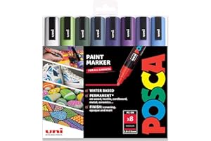 Posca PC-5M - Markery artystyczne - 1,8-2,5 mm - zimowe odcienie zestaw 20 cm pudełko prezentowe