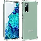 Migeec Hülle für Samsung Galaxy S20 FE 5G Transparent [Stoßfest] Weiche Silikon [Kratzfest] Flex TPU Bumper handyhülle Durchs