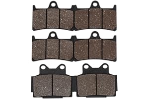 Cyleto Plaquettes de Frein Avant et Arrière pour YAMAHA FZS 600 Fazer 1998-2003 TZR 250 R V-Twin 1991-1993 TZR250 SPR 1995