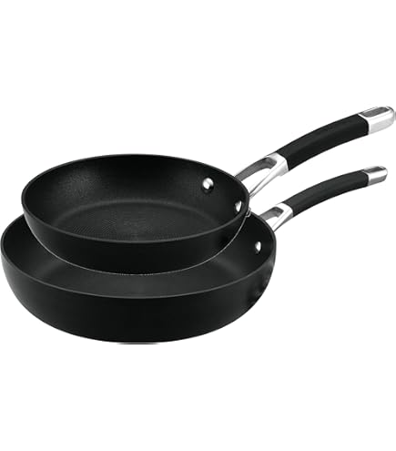 TOTAL Non-Stick Systeem Circulon - Momentum - Harde Geanodiseerde Kookgerei Set - Totaal Niet-Stick - Inductie Geschikt - Set Van 5 Inductie Geschikte Wok Pan