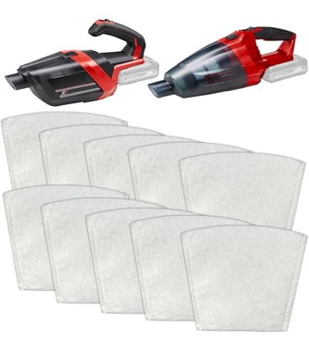 Filtres Pour Aspirateurs Beaufan Lot De 4 Filtres Plissés Compatibles Avec Einhell TE-SV18 Filtre Pour Aspirateur à Cendres
