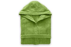 Dolphin Accappatoio spugna bambino/bambina ACTIVE JR con cappuccio da 6 a 14 anni cotone