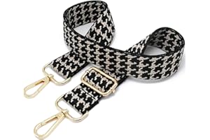 KOCRIS CASA Tracolla Per Borsa Donna Colorate Cinghia Tracolle Larga Per Borsa Catena Crossbody Ricambio Tessuto Regolabile Cintura Cinghie Spalla Ampia Accessori Gold A09